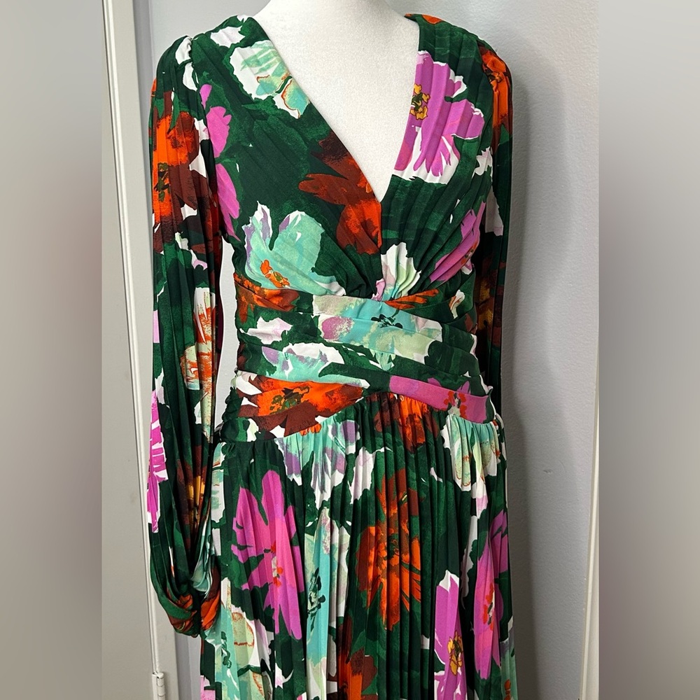 Maeve Multicolor Floral Long Sleeve Dress